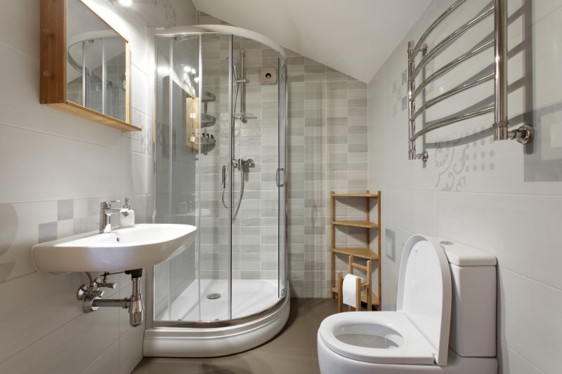 Glass Enclosed Corner Shower