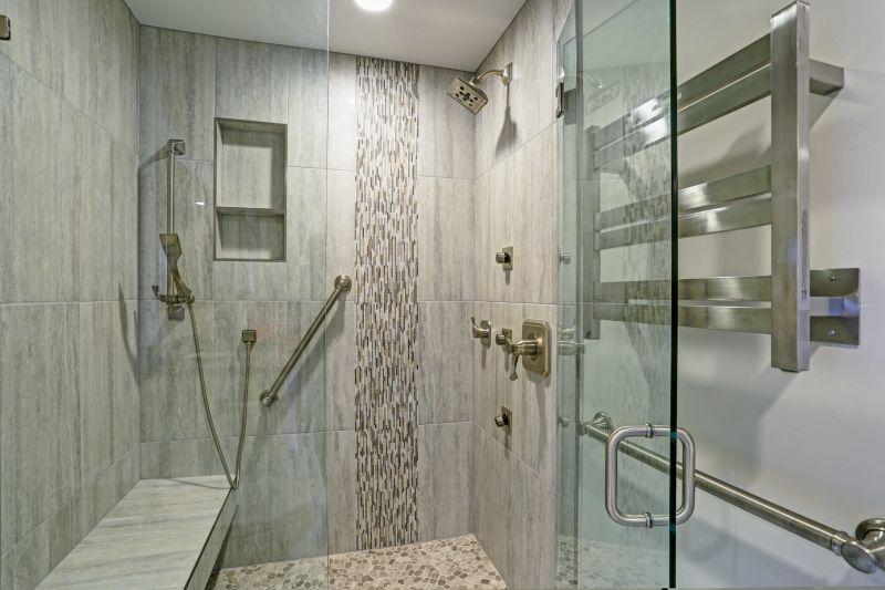 Shower Floor with Anti-Slip Surface